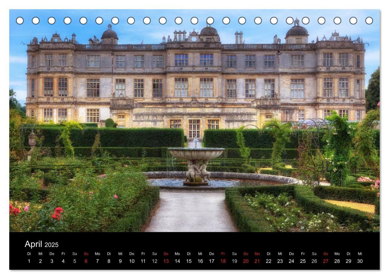 Bild: 9783435691548 | Englische Herrenhäuser (Tischkalender 2025 DIN A5 quer), CALVENDO...