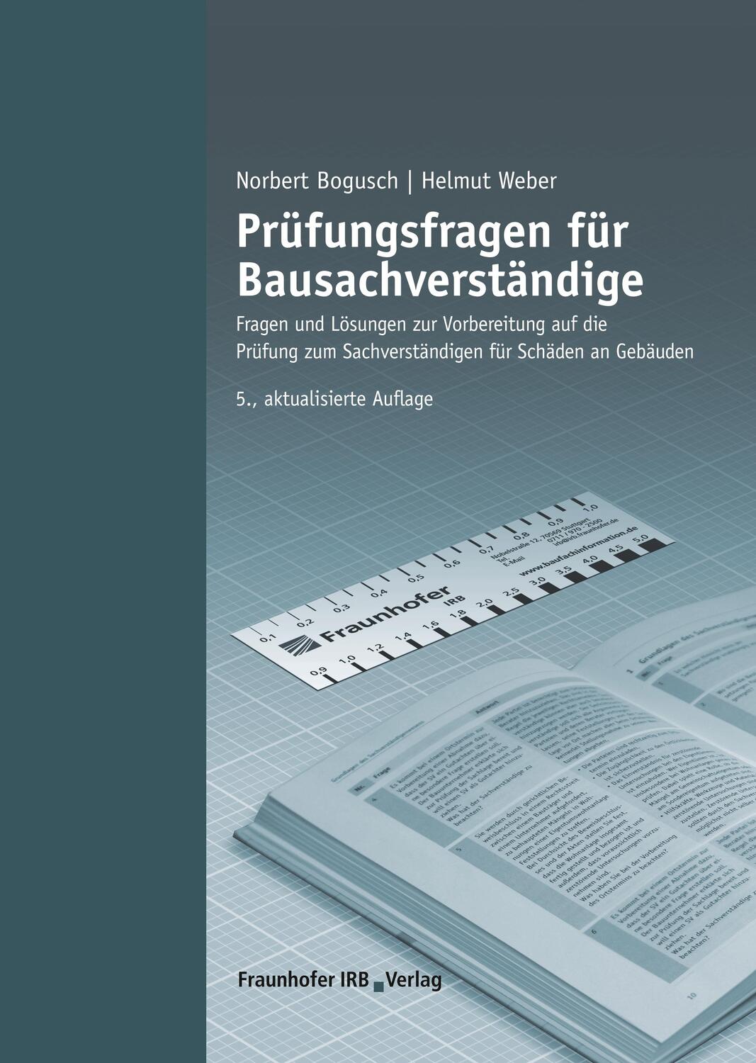 Cover: 9783816795223 | Prüfungsfragen für Bausachverständige. | Norbert Bogusch (u. a.)
