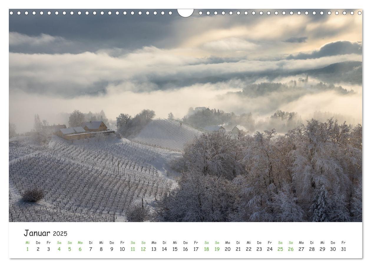 Bild: 9783435041954 | Südsteiermark365 (Wandkalender 2025 DIN A3 quer), CALVENDO...