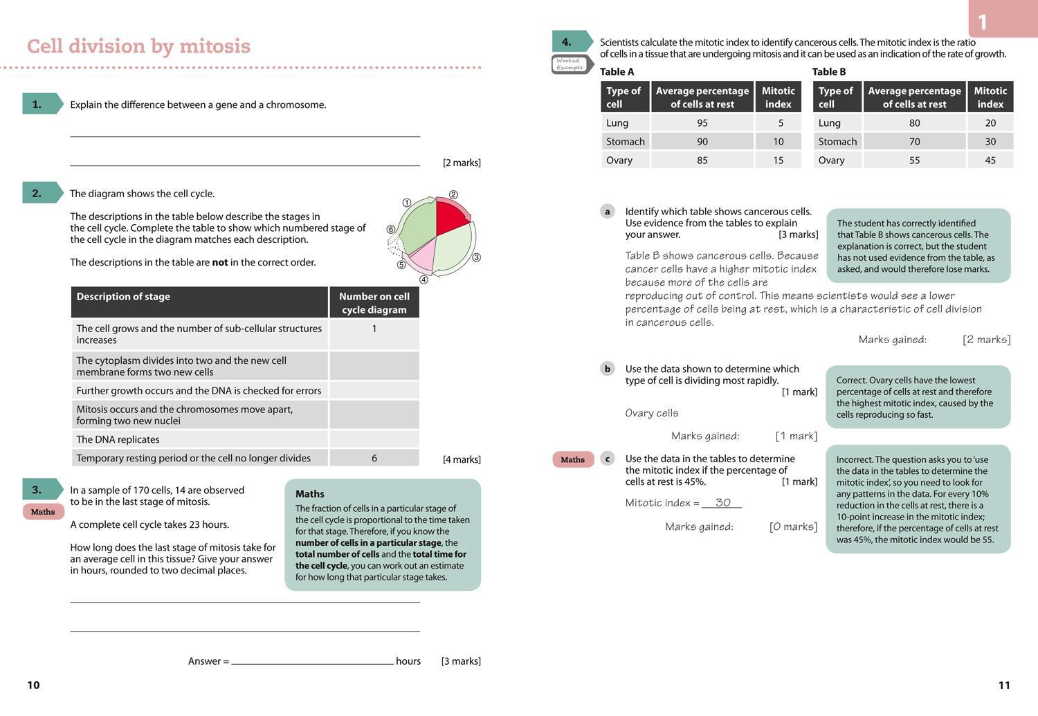 Bild: 9780008194338 | Aqa GCSE Biology 9-1 Grade 8/9 Booster Workbook | Collins Uk | Buch