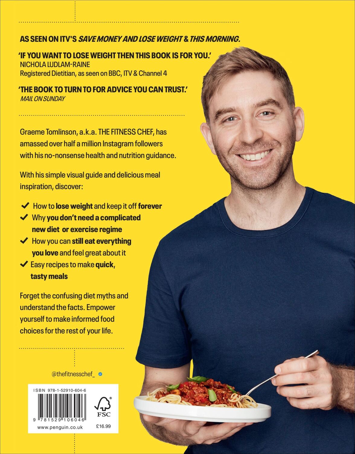 Rückseite: 9781529106046 | THE FITNESS CHEF | Graeme Tomlinson | Buch | Englisch | 2019