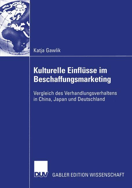 Cover: 9783824480135 | Kulturelle Einflüsse im Beschaffungsmarketing | Katja Gawlik | Buch