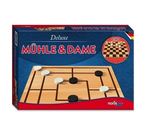 Cover: 4000826080121 | Deluxe - Mühle & Dame | 2 Spieler | Spiel | Deutsch | 2015 | NORIS