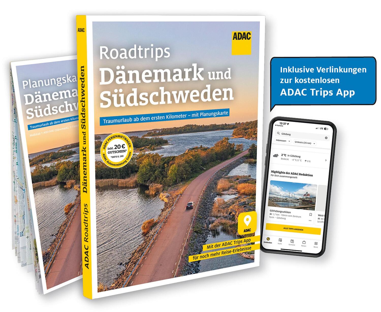 Cover: 9783986451158 | ADAC Roadtrips - Dänemark und Südschweden | Taschenbuch | 192 S.