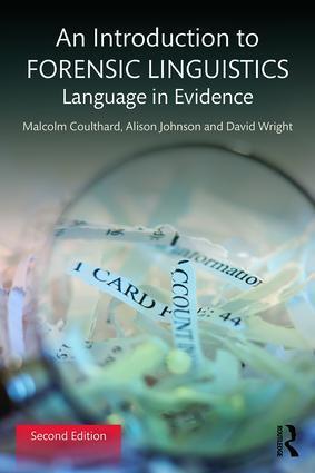 Cover: 9781138641716 | An Introduction to Forensic Linguistics | Language in Evidence | Buch