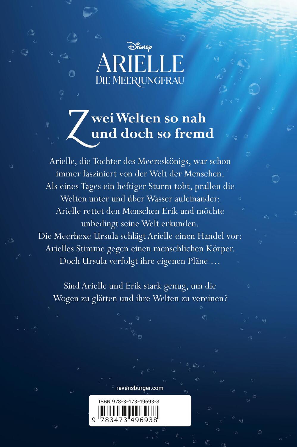 Rückseite: 9783473496938 | Disney Arielle: Der Roman zum Film | Buch | 264 S. | Deutsch | 2023