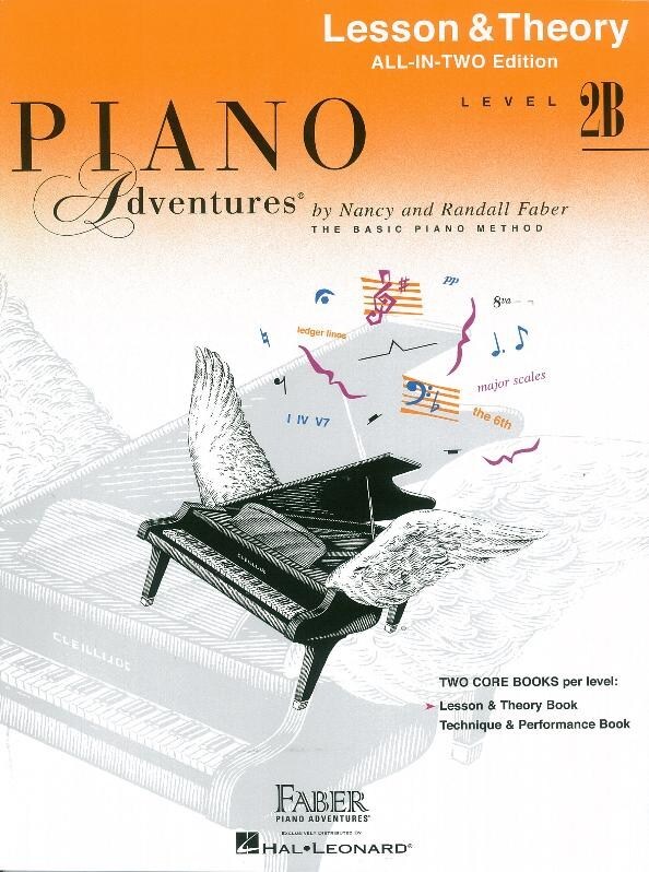 Cover: 888680023560 | Piano Adventures All-In-Two Level 2B Lesson/Theory | Lesson &amp; Theory