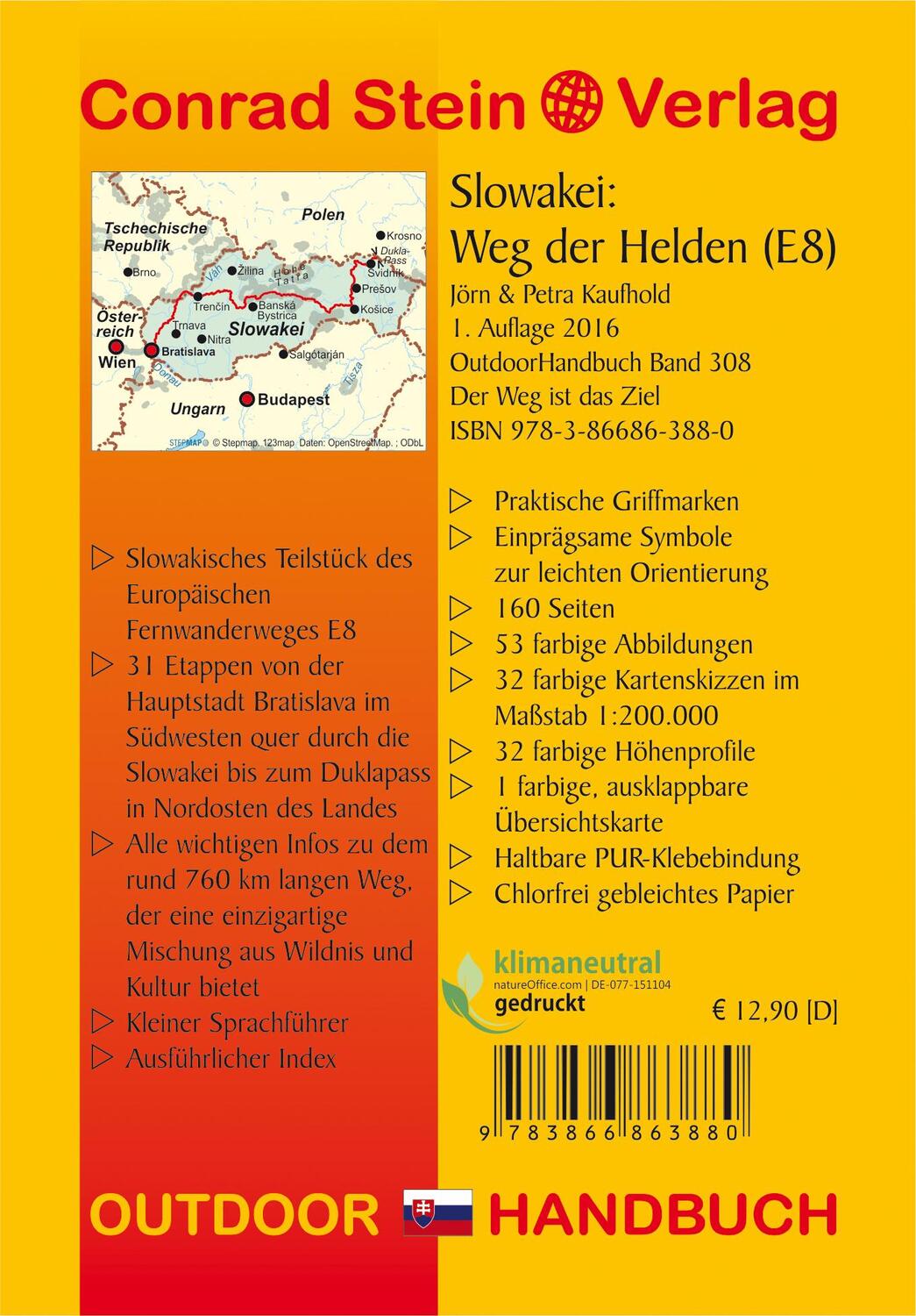 Rückseite: 9783866863880 | Slowakei: Weg der Helden | Jörn Kaufhold (u. a.) | Taschenbuch | 2016