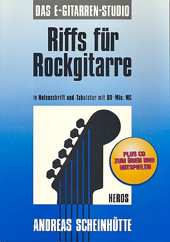 Cover: 9790500497189 | Riffs für Rockgitarre (+CD) in Notenschrift und Tabulatur | Buch + CD