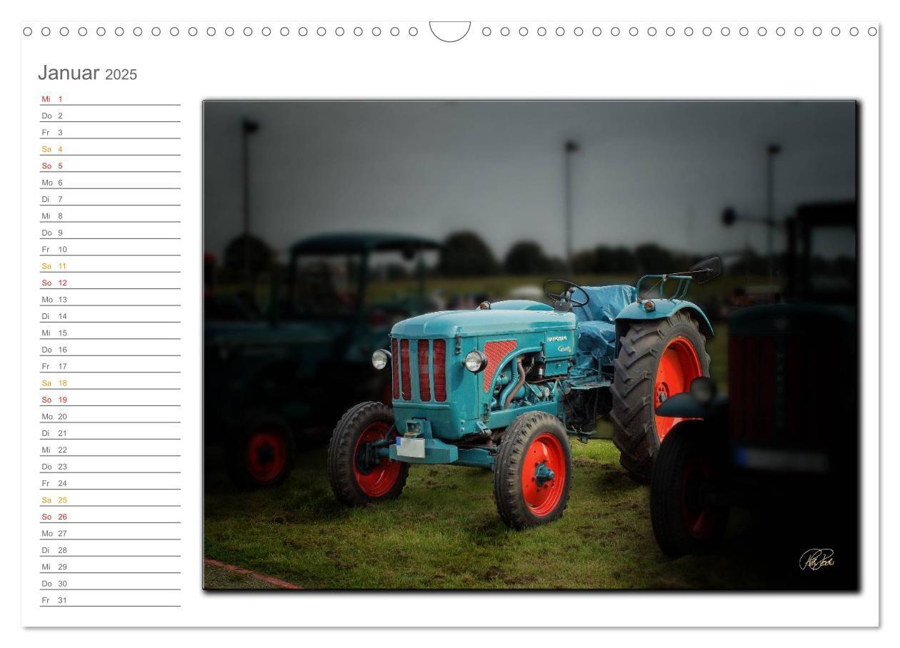 Bild: 9783435634514 | Oldtimer - geliebte Trecker (Wandkalender 2025 DIN A3 quer),...