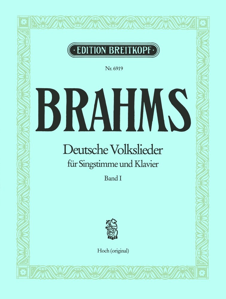 Cover: 9790004170946 | Deutsche Volkslieder, Band 1 | Breitkopf Urtext Edition