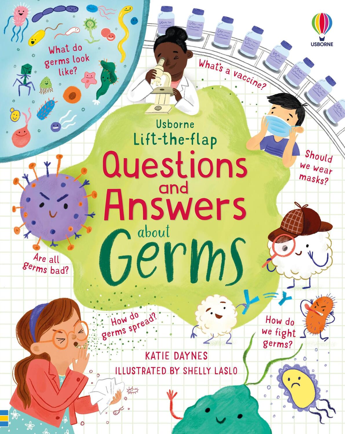 Cover: 9781803704548 | Lift-the-flap Questions and Answers about Germs | Katie Daynes | Buch