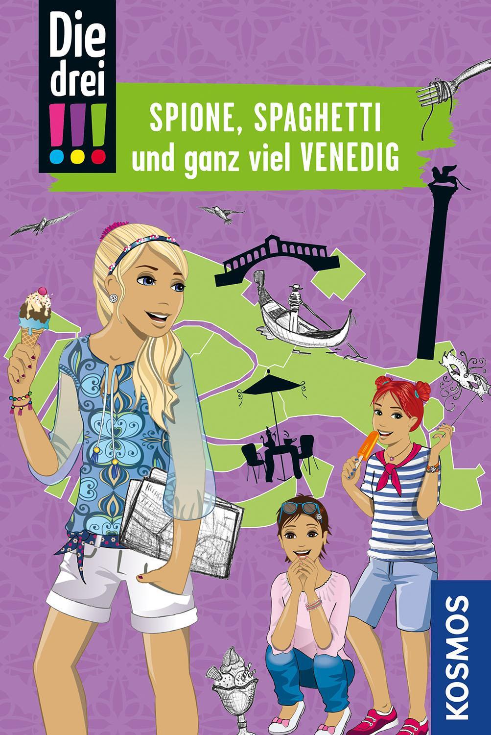 Cover: 9783440171462 | Die drei !!!, Spione, Spaghetti und ganz viel Venedig | Henriette Wich