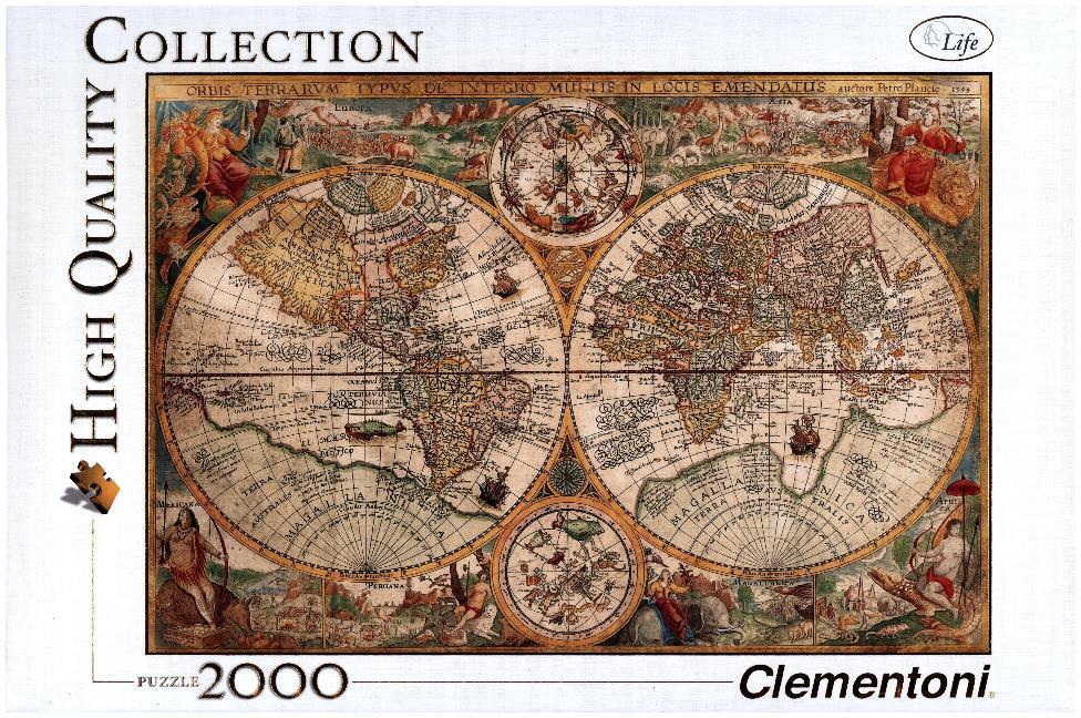 Cover: 8005125325573 | Antike Landkarte (Puzzle) | Spiel | In Spielebox | 2017 | Clementoni