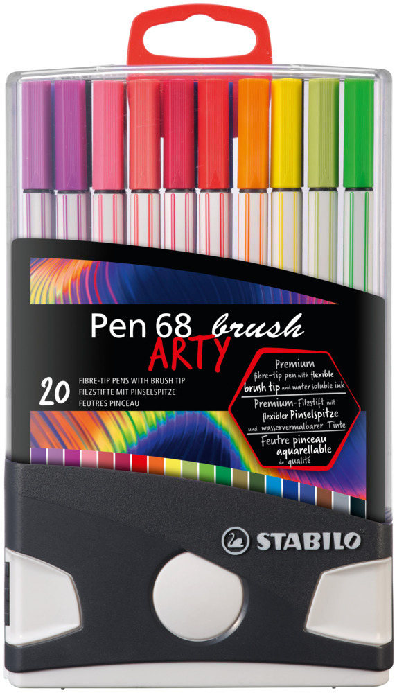 Cover: 4006381584173 | STABILO Pen 68 brush 20er ColorParade ARTY neue Farben | Stück | 2022