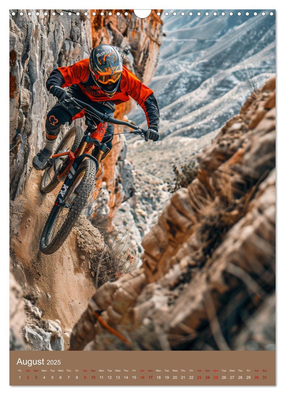 Bild: 9781325978588 | Downhill Adrenaline (Wall Calendar 2025 DIN A3 portrait), CALVENDO...