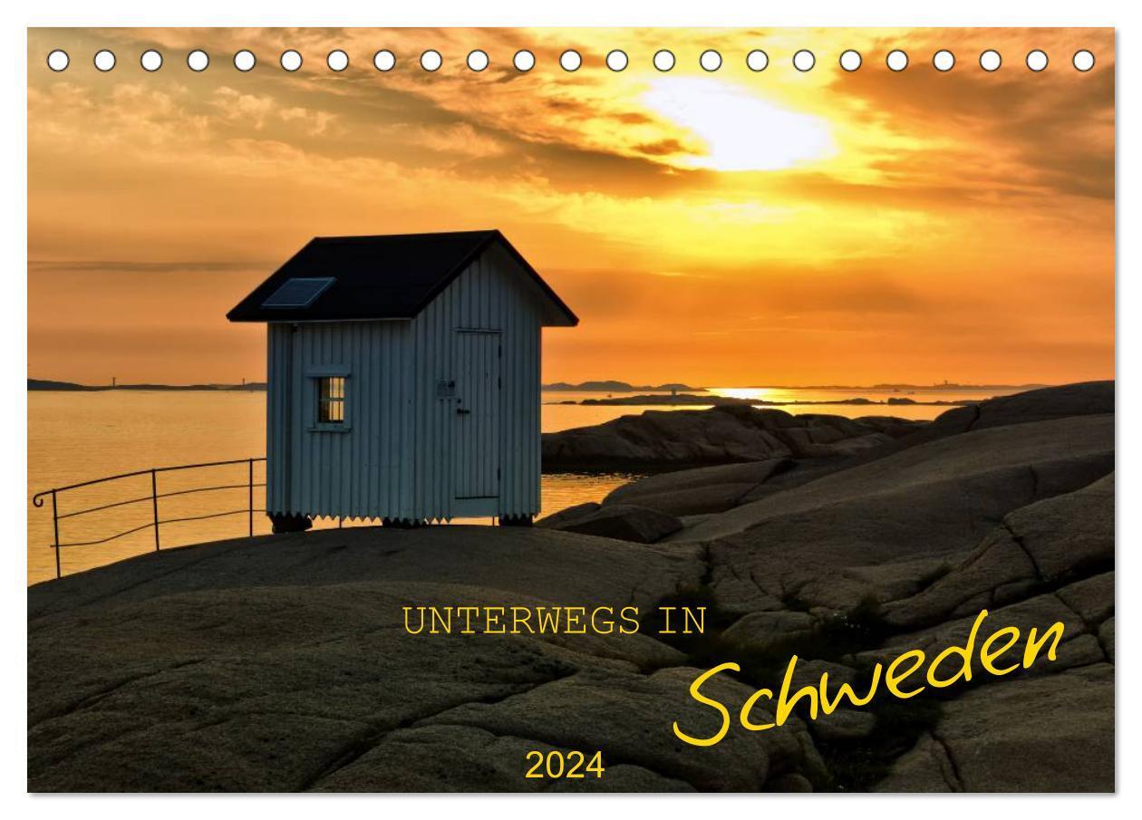 Cover: 9783383378225 | Unterwegs in Schweden (Tischkalender 2024 DIN A5 quer), CALVENDO...