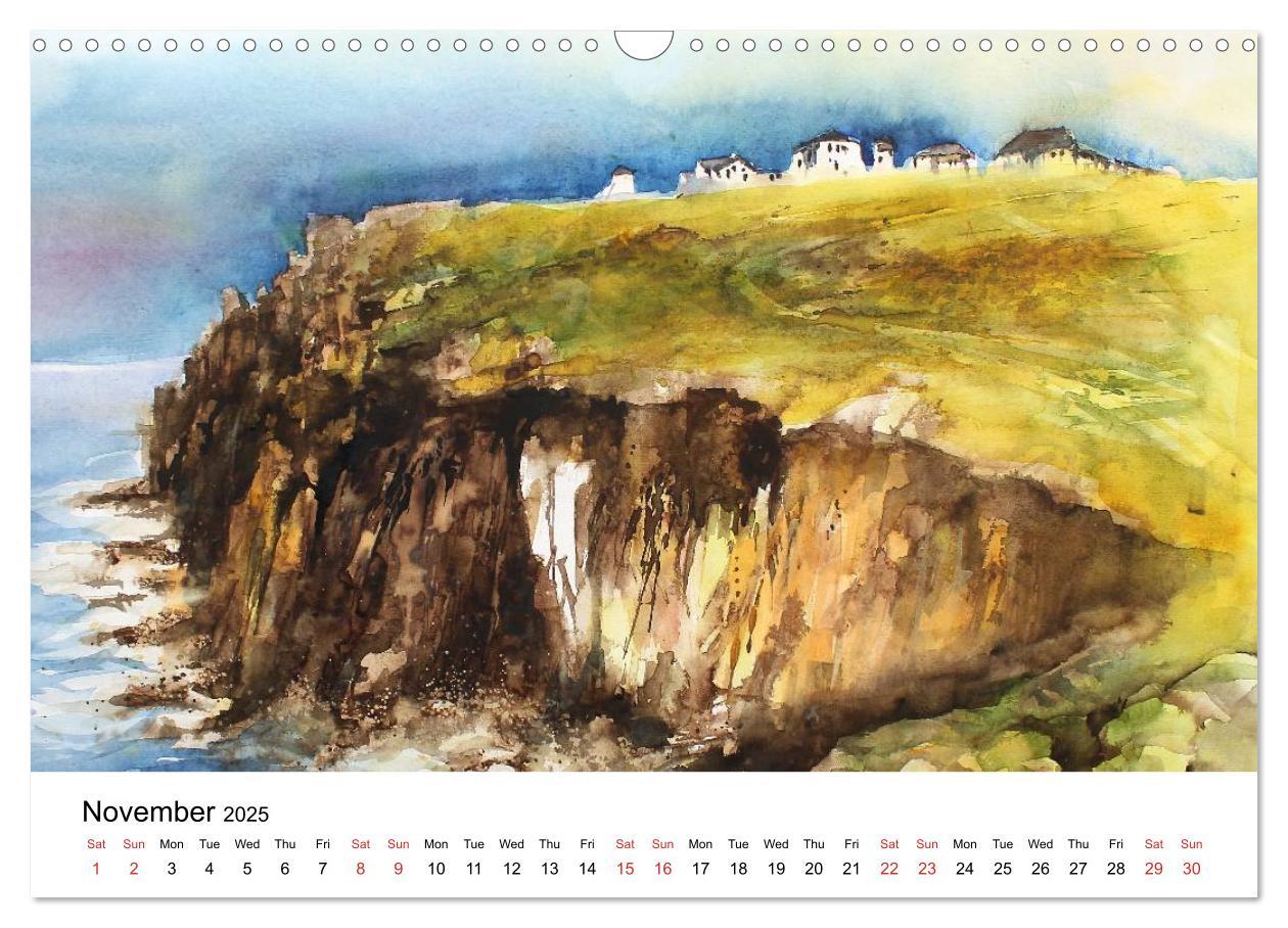 Bild: 9781325999187 | WATERCOLOR IMPRESSIONS (Wall Calendar 2025 DIN A3 landscape),...