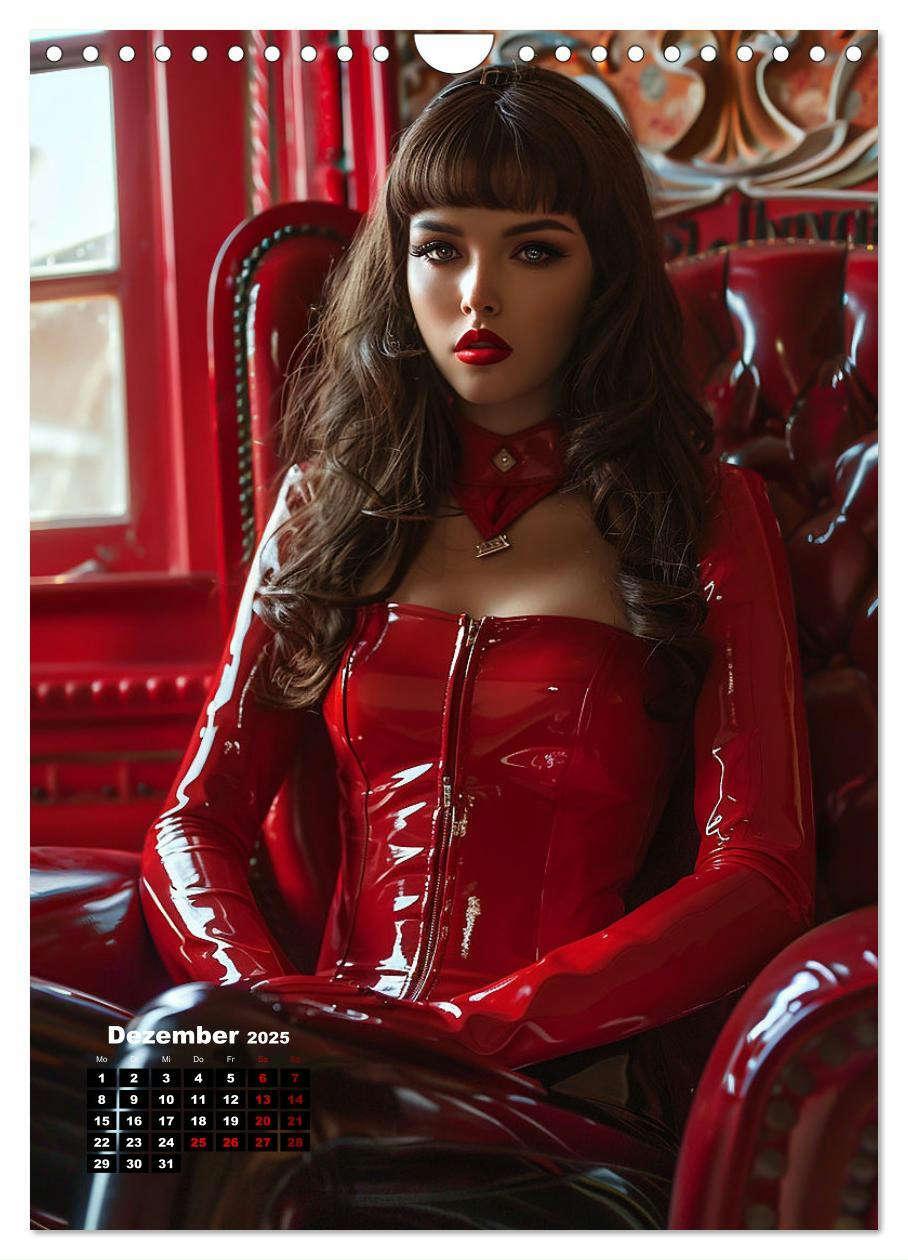 Bild: 9783457156698 | Latex-Girls (Wandkalender 2025 DIN A4 hoch), CALVENDO Monatskalender