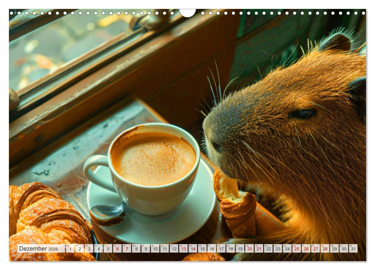 Bild: 9783457163955 | Capybaras im Alltag - Ein Jahr voller Abenteuer (Wandkalender 2025...