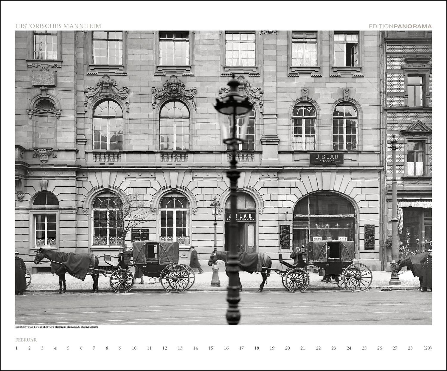 Bild: 9783898236331 | Historisches Mannheim. Die Quadratestadt um 1900 | Kalender | XIV