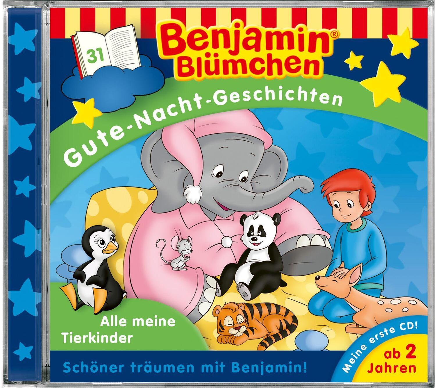 Cover: 4001504250416 | Gute-Nacht-Geschichten-Folge 31 | Benjamin Blümchen | Audio-CD | 2020