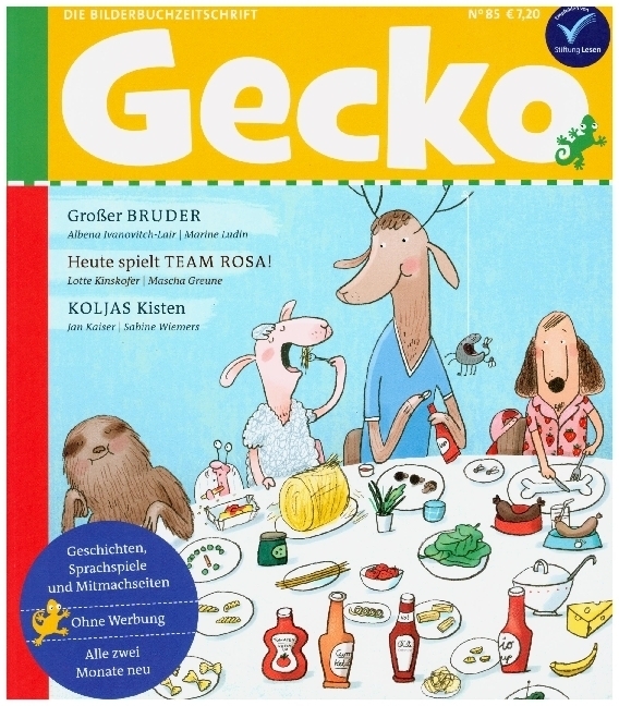 Cover: 9783940675842 | Gecko Kinderzeitschrift Band 85 | Die Bilderbuchzeitschrift | Buch
