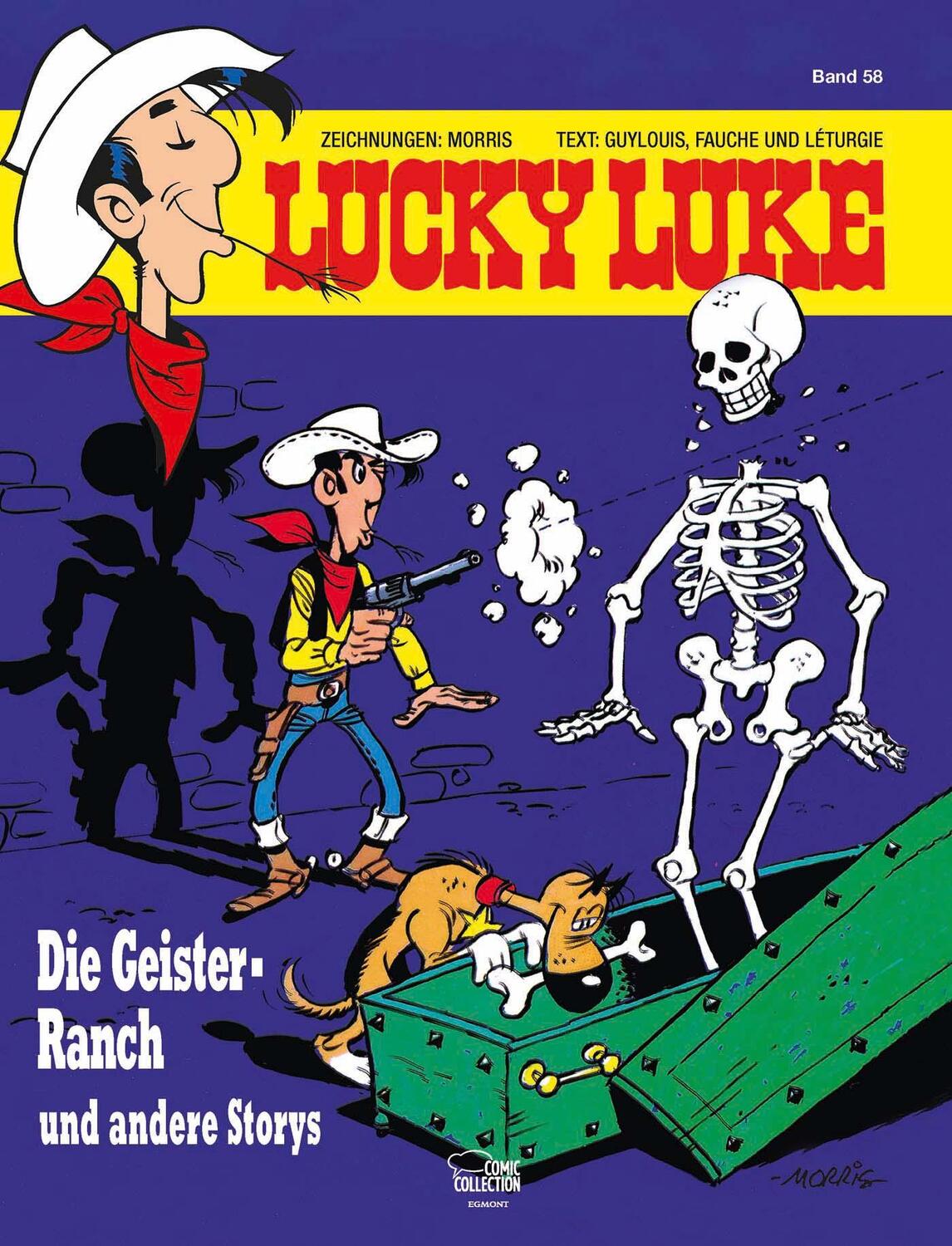 Cover: 9783770434589 | Lucky Luke 58 - Die Geister-Ranch und andere Storys | Morris (u. a.)