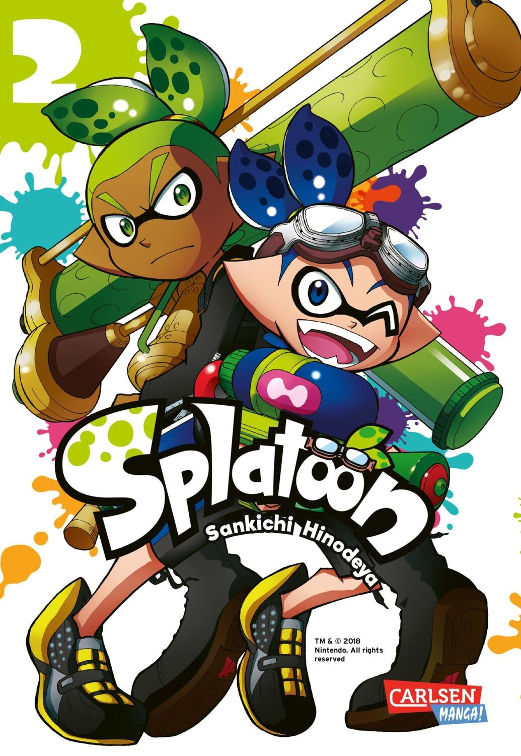 Cover: 9783551724489 | Splatoon 2 | Das Nintendo-Game als Manga! | Sankichi Hinodeya | Buch