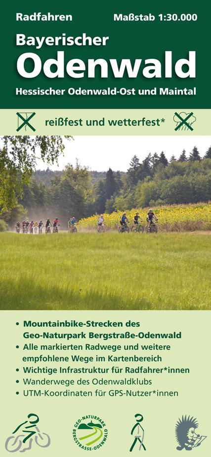 Cover: 9783947593194 | Radfahren, Bayerischer Odenwald / Hessischer Odenwald-Ost und...