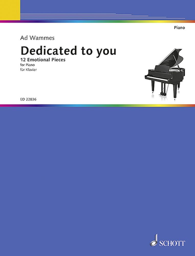 Cover: 841886026599 | Dedicated To You | 12 Emotional Pieces | Ad Wammes | Buch | 2017