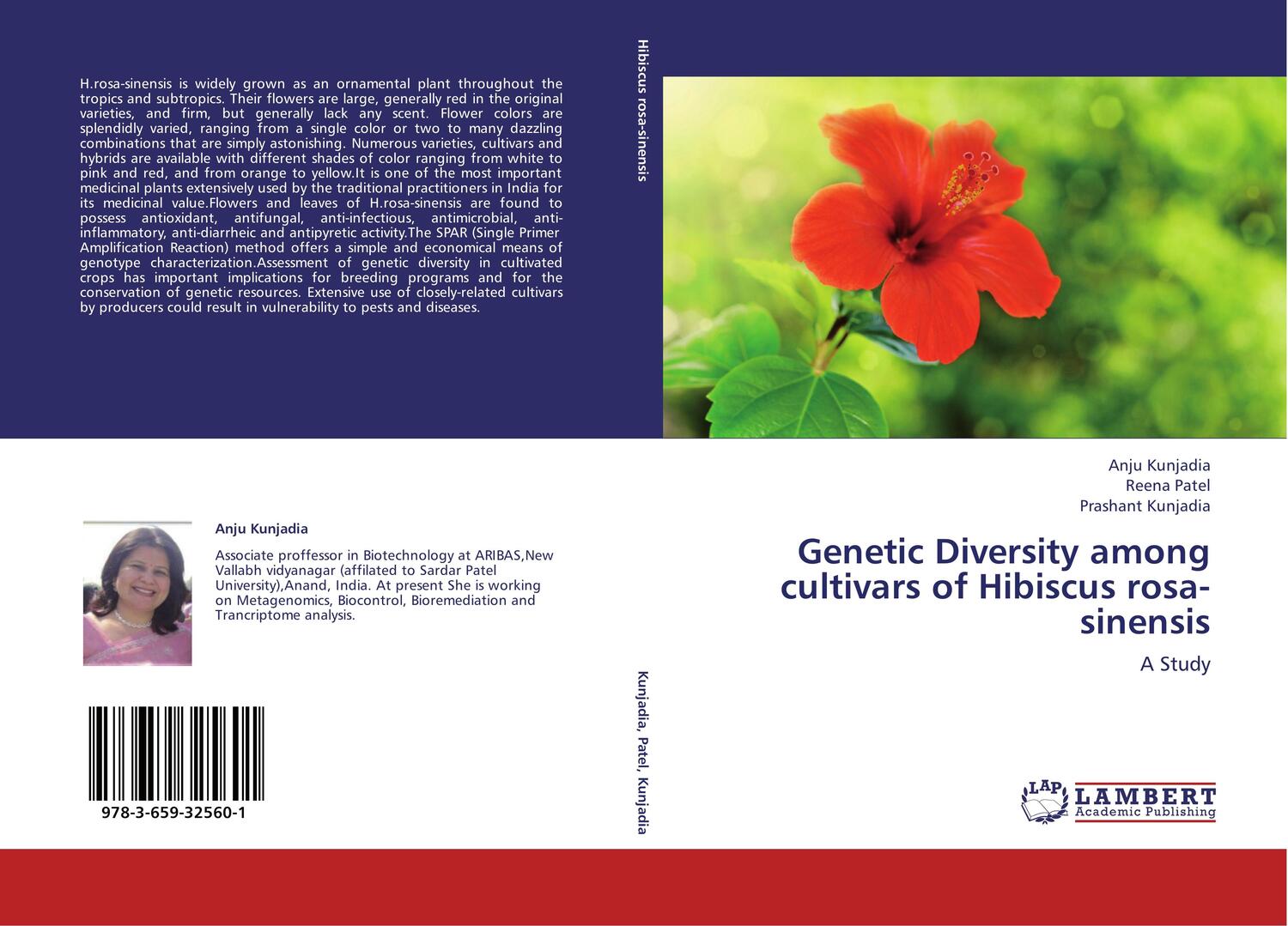 Cover: 9783659325601 | Genetic Diversity among cultivars of Hibiscus rosa-sinensis | A Study