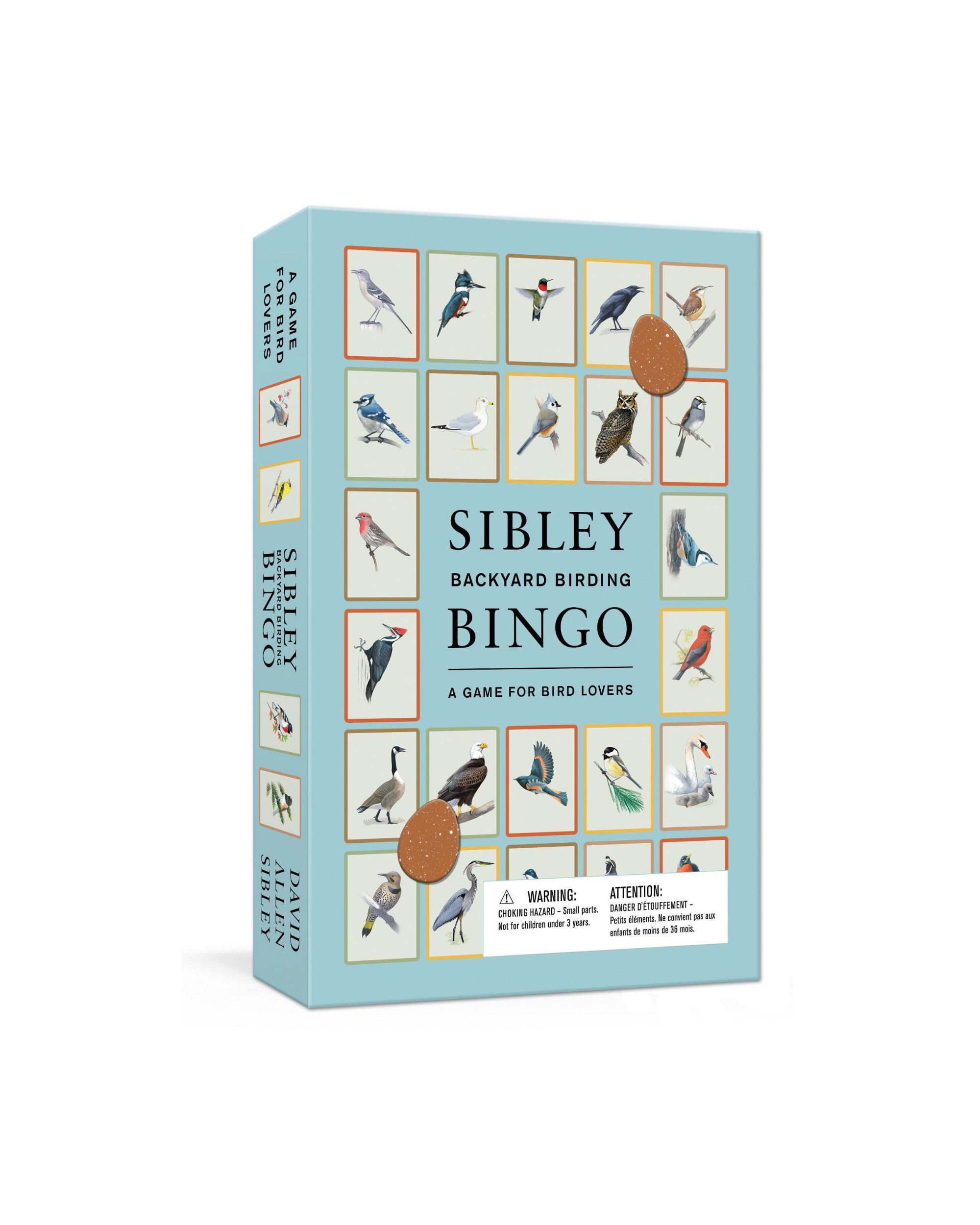 Cover: 9780593231852 | Sibley Backyard Birding Bingo | A Game for Bird Lovers: Board Games