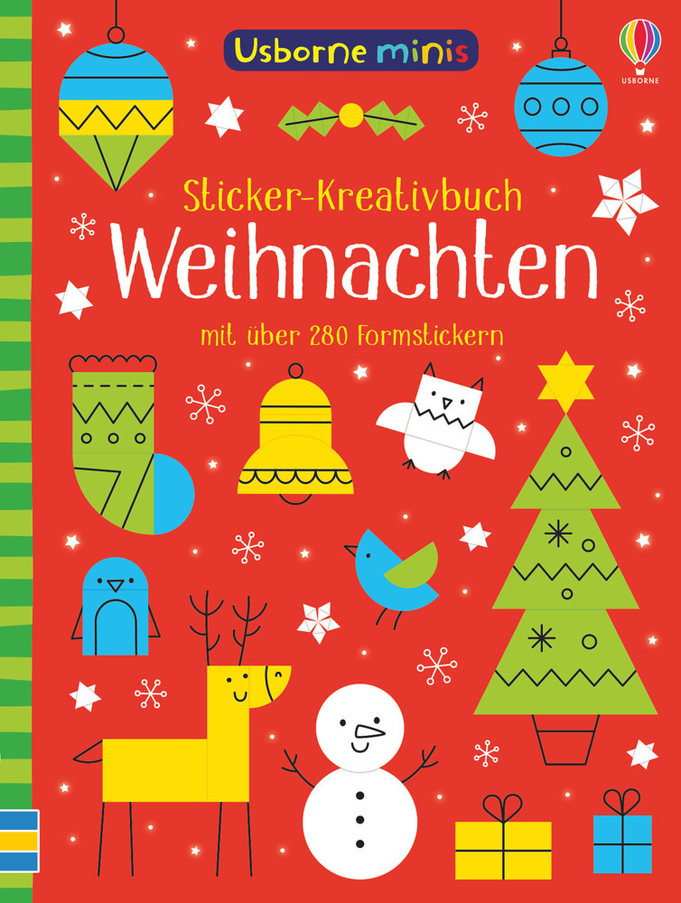 Cover: 9781789411355 | Usborne Minis - Sticker-Kreativbuch: Weihnachten | Sam Smith | Buch