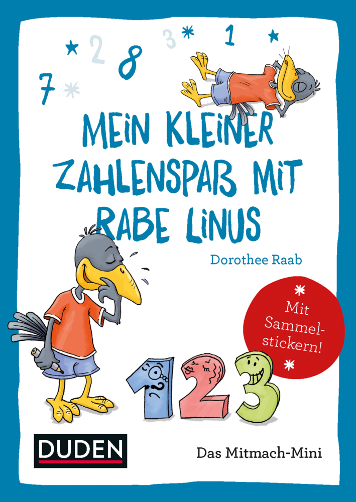 Cover: 9783411853045 | Mein kleiner Zahlenspaß mit Rabe Linus | Mit Sammelstickern! | Raab