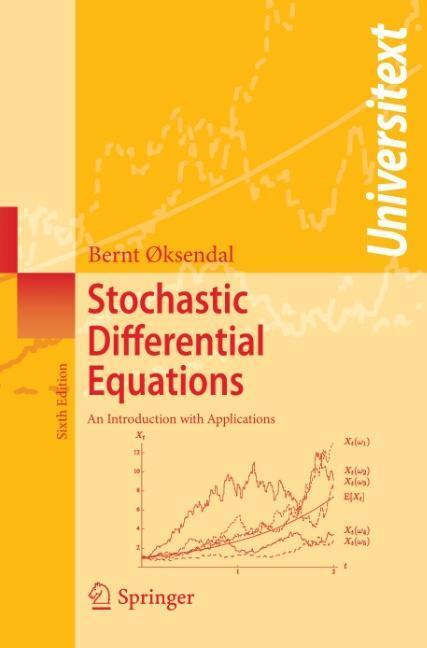 Cover: 9783540047582 | Stochastic Differential Equations | An Introduction with Applications