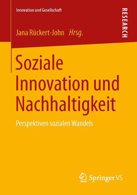 Cover: 9783531181820 | Soziale Innovation und Nachhaltigkeit | Perspektiven sozialen Wandels