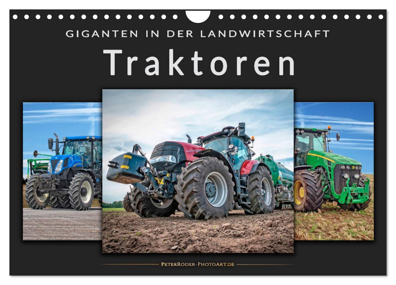 Cover: 9783435299881 | Traktoren - Giganten in der Landwirtschaft (Wandkalender 2025 DIN...