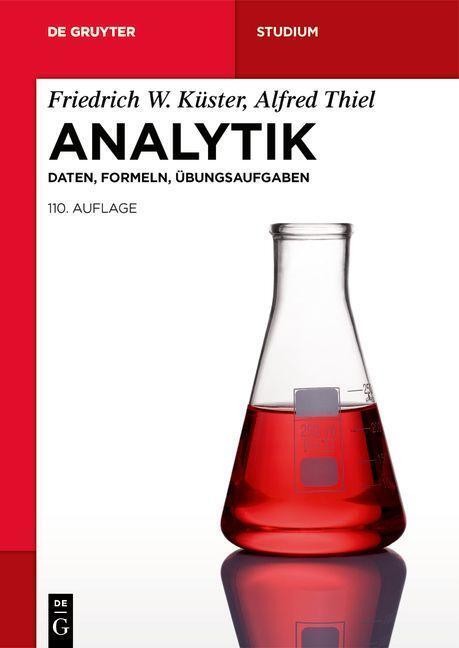 Cover: 9783110769128 | Analytik | Daten, Formeln, Übungsaufgaben | Andreas Seubert | Buch