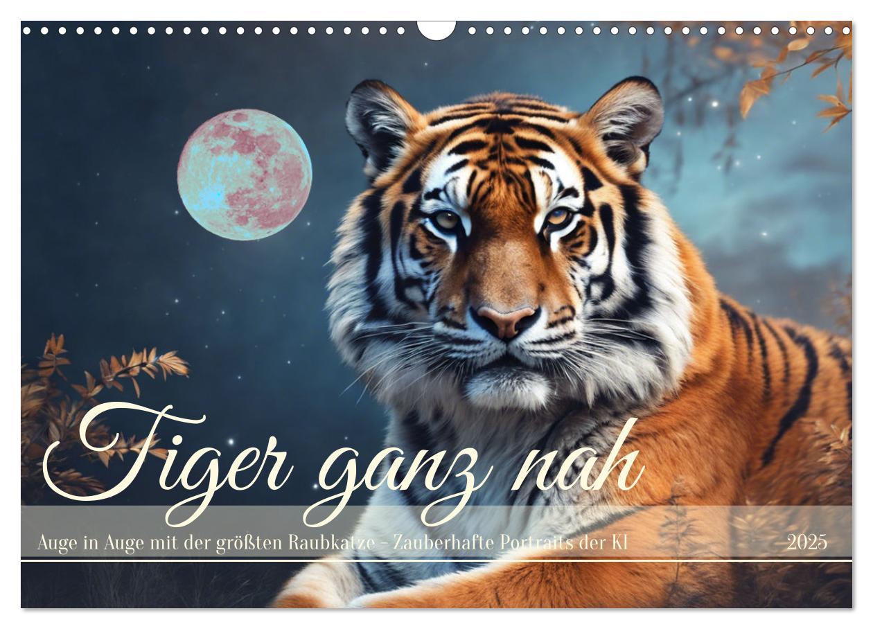 Cover: 9783383814143 | Tiger ganz nah (Wandkalender 2025 DIN A3 quer), CALVENDO...