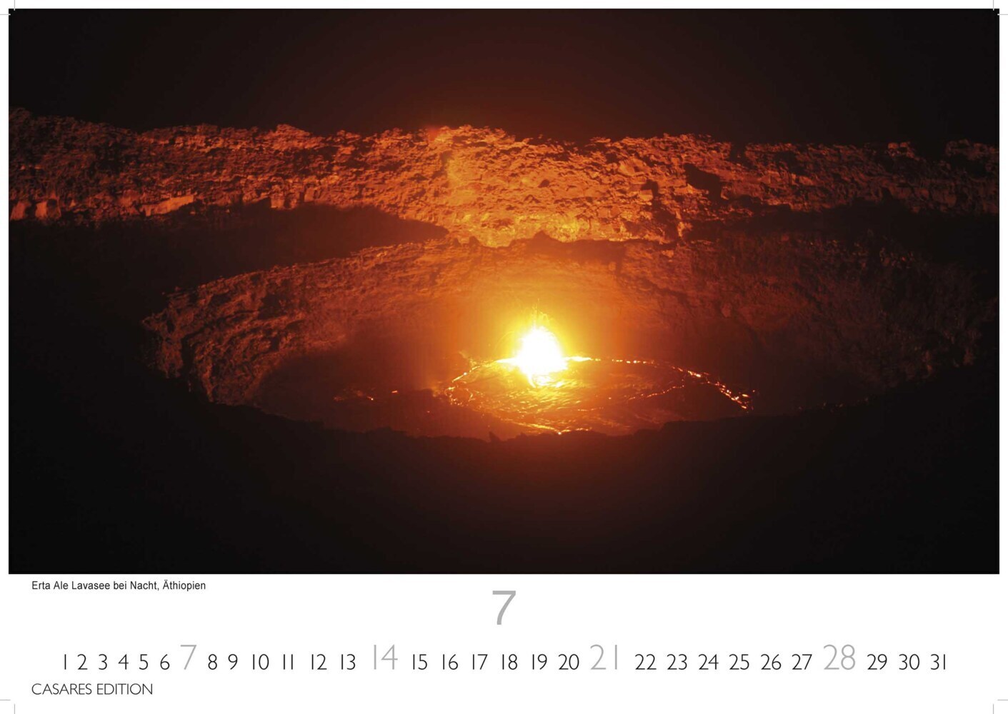 Bild: 9789918618743 | Vulkane 2024 S 24x35cm | Kalender | 14 S. | Deutsch | 2024