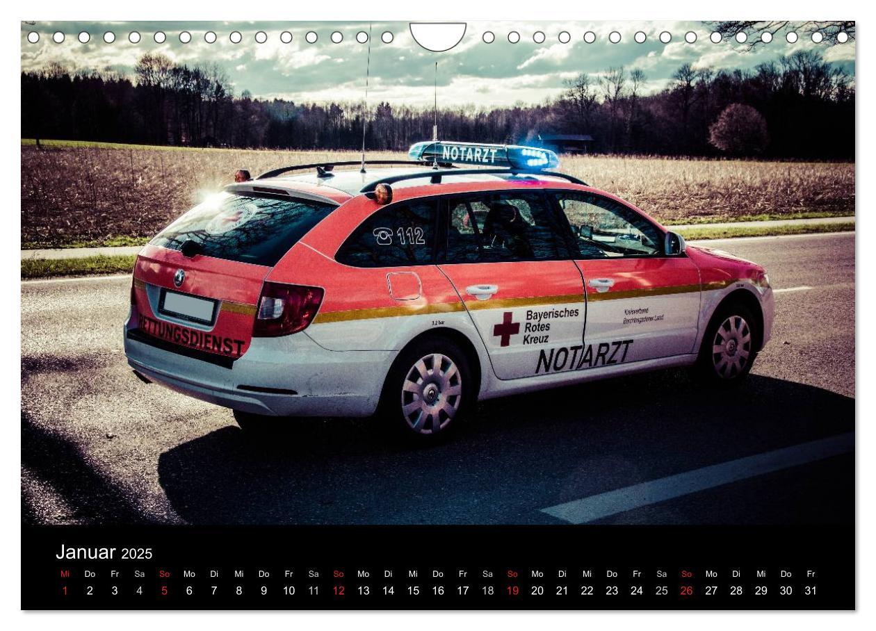 Bild: 9783435769377 | Einsatzfahrzeuge - Bayern (Wandkalender 2025 DIN A4 quer), CALVENDO...