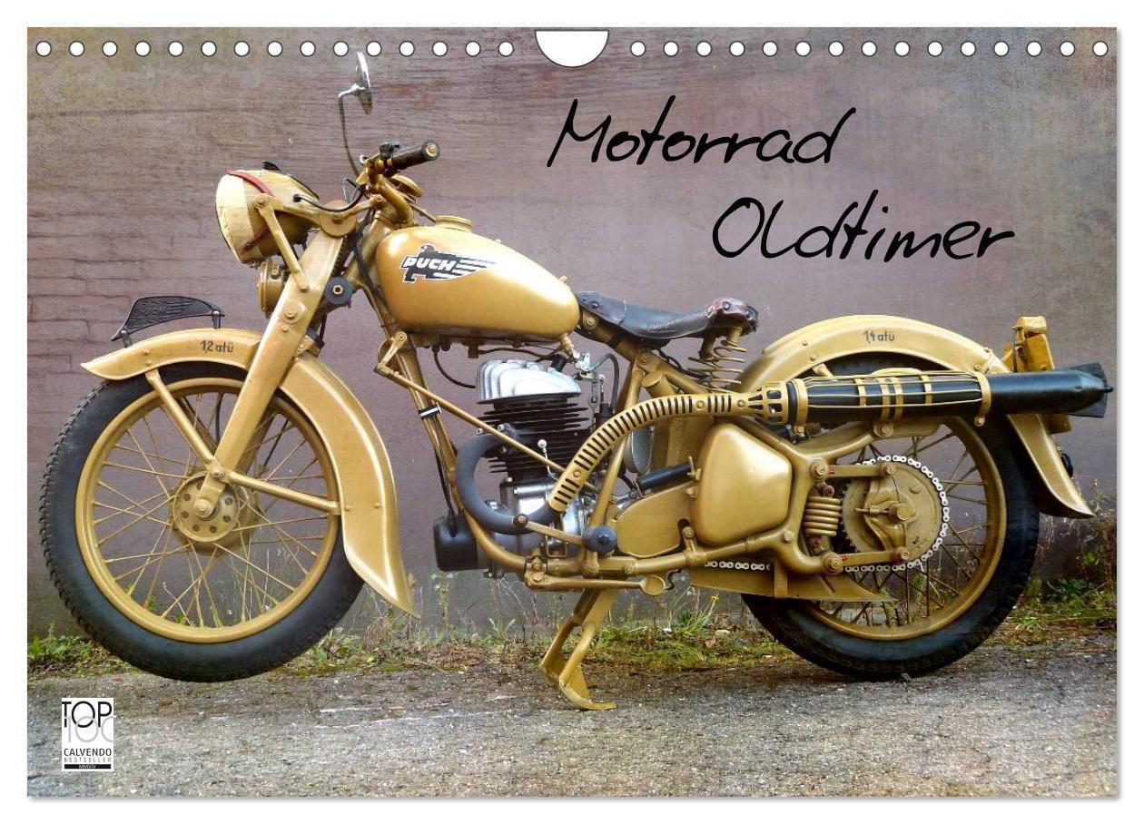 Cover: 9783383607196 | Motorrad Oldtimer (Wandkalender 2024 DIN A4 quer), CALVENDO...