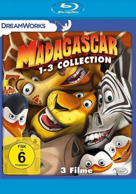 Cover: 5053083148058 | Madagascar 1-3 | Collection | Mark Burton (u. a.) | Blu-ray Disc