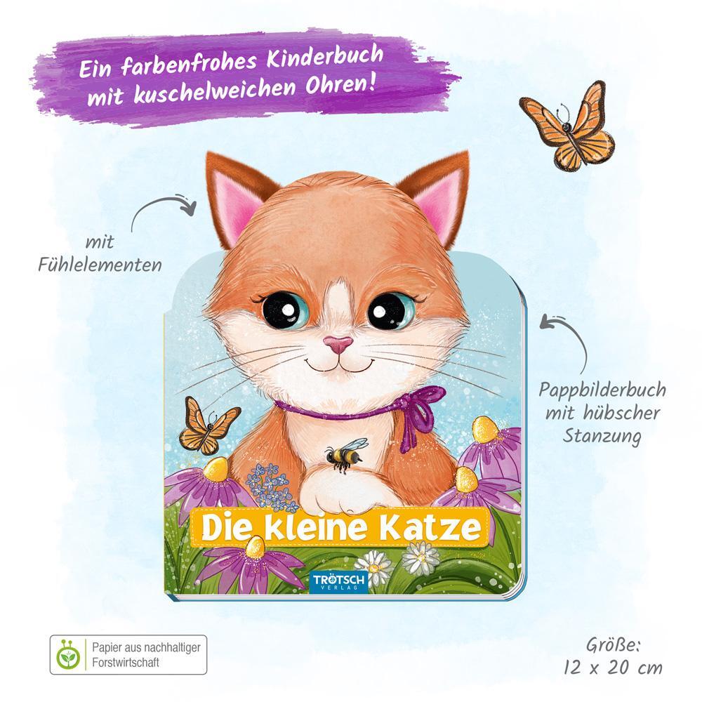 Bild: 9783965528840 | Trötsch Die kleine Katze Pappenbuch mit Plüschohren | Trötsch Verlag