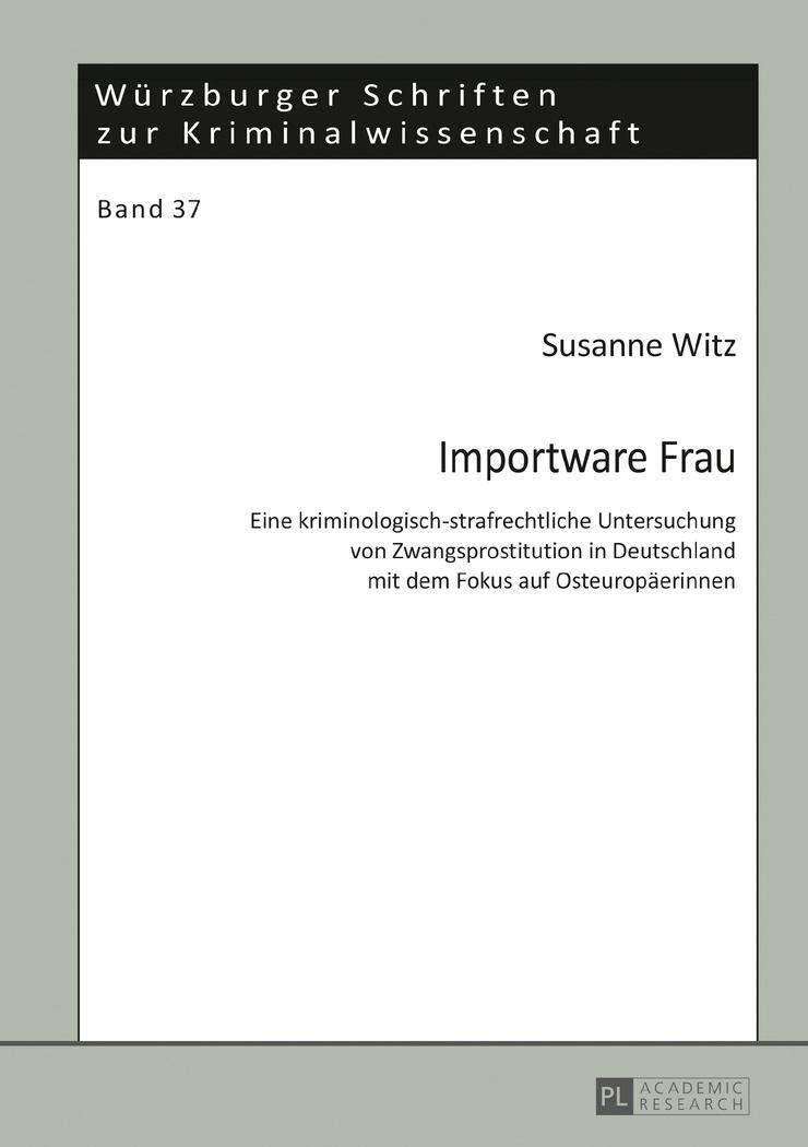 Cover: 9783631717981 | Importware Frau | Susanne Witz | Buch | HC gerader Rücken kaschiert