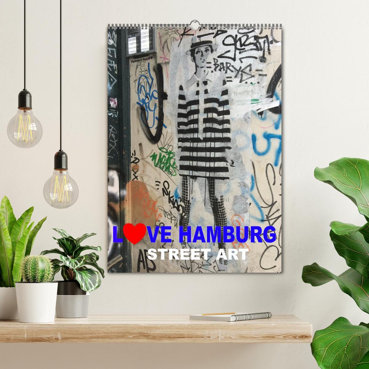 Bild: 9783435933877 | LOVE HAMBURG - STREET ART (Wandkalender 2025 DIN A2 hoch), CALVENDO...