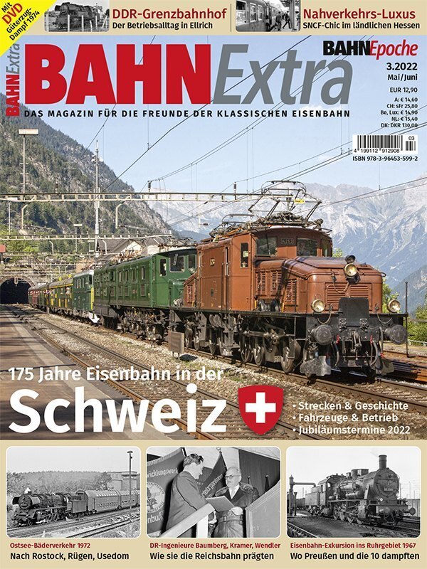 Cover: 9783964535993 | 175 Jahre Eisenbahn in der Schweiz | Bahn Extra 3/2022 | Broschüre