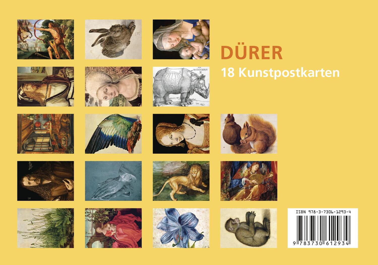 Bild: 9783730612934 | Postkarten-Set Albrecht Dürer | Stück | Anaconda Postkarten | 20 S.