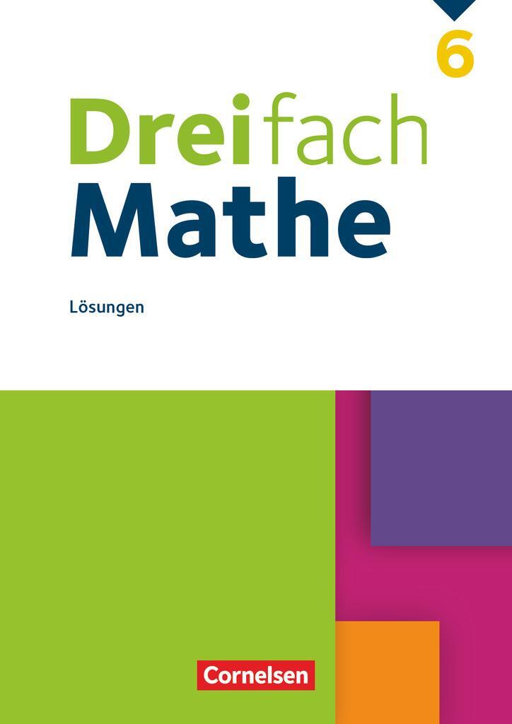 Cover: 9783060436378 | Dreifach Mathe 6. Schuljahr - Lösungen zum Schülerbuch | Stück | 2022